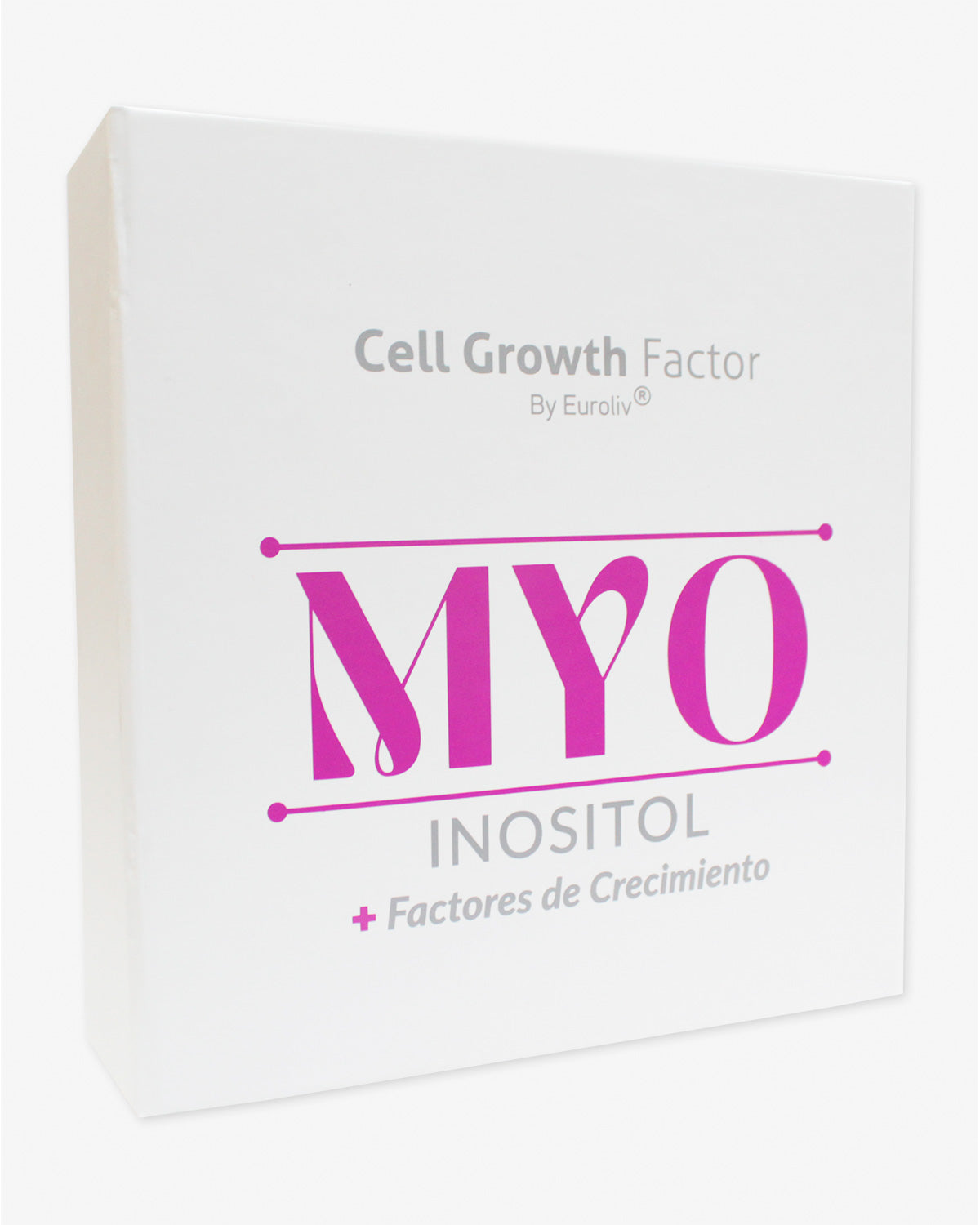 MYO Inositol para el Tratamiento de Sindrome de Ovario Poliquístico (SOP) - Trastornos Hormonales Femeninos - Menstruacion Irregular, Acné, Dolor pélvico, Exceso de vello facial e Incremento de peso - Con Factores de Crecimiento